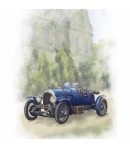 IMAGE 3D VOITURE ANCIENNE BLEUE 24X30 GK2430068