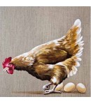 IMAGE 3D POULE 30X30 GK3030045