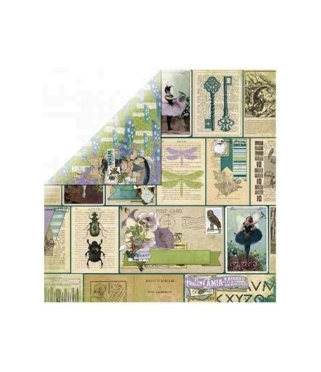 PAPIER FAIRIES 30.5 X 30.5 CM - BO BUNNY ENCHANTED GARDEN