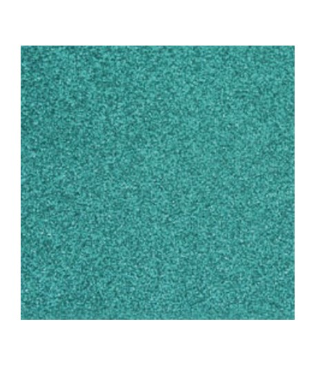 PAPIER PAILLETTE TURQUOISE 30.5 X 30.5 CM