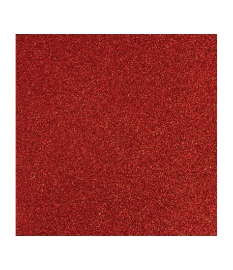 PAPIER PAILLETTE ROUGE 30.5 X 30.5 CM