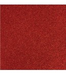 PAPIER PAILLETTE ROUGE 30.5 X 30.5 CM
