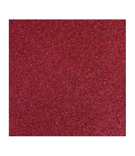 PAPIER PAILLETTE GRENAT 30.5 X 30.5 CM