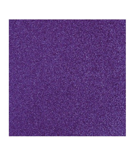 PAPIER PAILLETTE VIOLET 30.5 X 30.5 CM