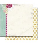 PAPIER LANE 30.5 X 30.5 CM - BO BUNNY CANDY CANE