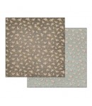 PAPIER FOND FLEURI 30 X 30 CM - STAMPERIA SBB415