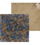 PAPIER PINECONES 30.5 X 30.5 CM - BO BUNNY SLEIGH RIDE