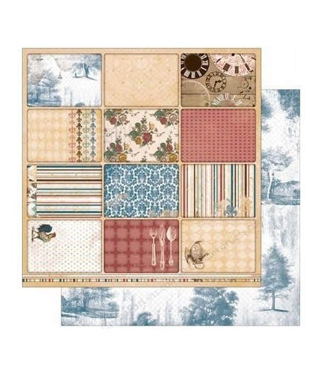 PAPIER TOILE 30.5 X 30.5 CM - BO BUNNY PROVENCE