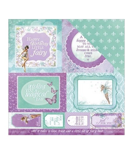 PAPIER WISHES 30.5 X 30.5 CM - KAISERCRAFT FAIRY DUST