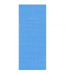 STICKERS LETTRES BLEU