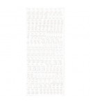 STICKERS LETTRES BLANC