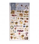 STICKERS ANTIQUE FLORAL