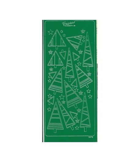 STICKERS SAPINS VERT