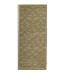 STICKERS ETOILES AVENT OR