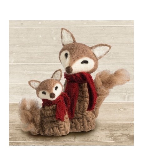 SERVIETTE LES RENARDS