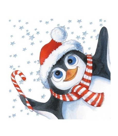 SERVIETTE COCKTAIL EDDY LE PINGOUIN