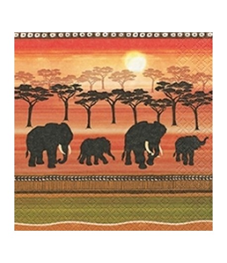 SERVIETTE AFRICAN SPIRIT