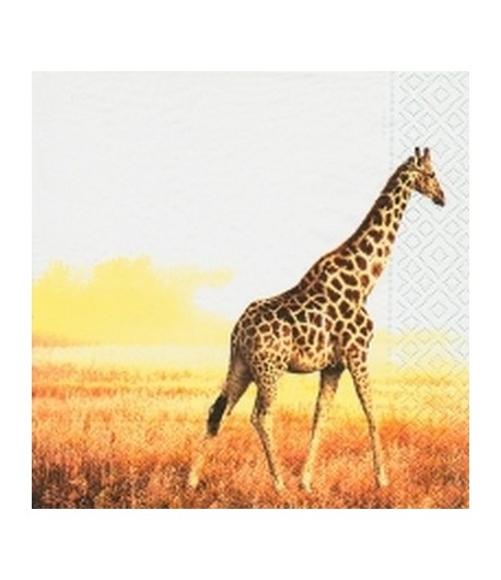 SERVIETTE GIRAFE 21925