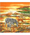 SERVIETTE GIRAFES ET ANIMAUX