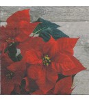 SERVIETTE POINSETTIAS