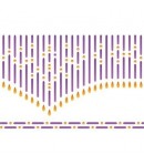 POCHOIR RIDEAUX 44 X 30 CM STAMPERIA