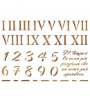 POCHOIR CHIFFRES 20 X 15 CM