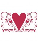 POCHOIR COEUR 20X15