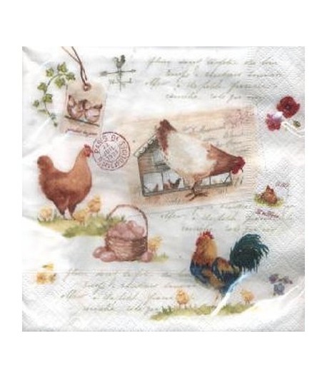 SERVIETTE COUNTRY LIFE