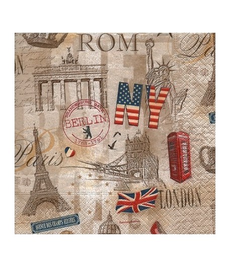SERVIETTE CAPITALES EUROPE