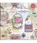 SERVIETTE WITH LOVE