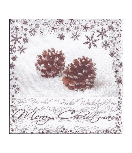 SERVIETTE POMMES DE PIN