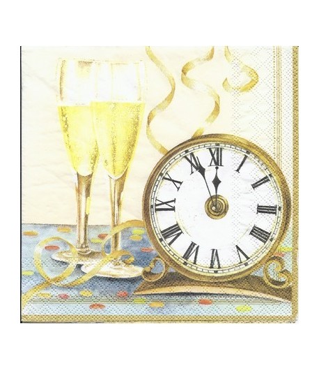 SERVIETTE MINUIT MOINS 5