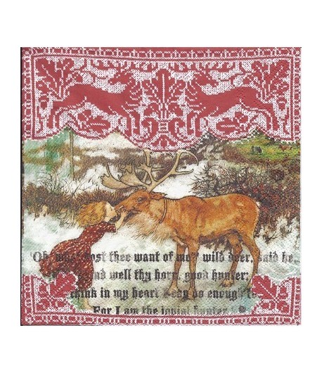 SERVIETTE CALIN NORDIQUE