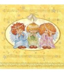 SERVIETTE LES 3 ANGES