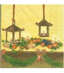 SERVIETTE LUMIERES DE NOEL