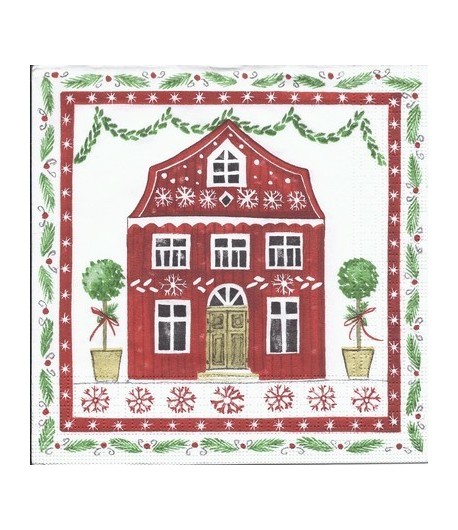 SERVIETTE LA MAISON ROUGE