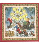 SERVIETTE LES CHANTS DE NOEL