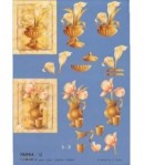 FEUILLE 3D VASES FLEURS
