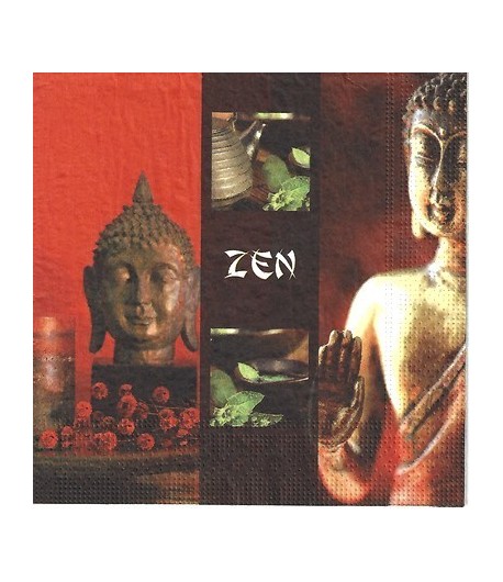 SERVIETTE BOUDDHAS ZEN