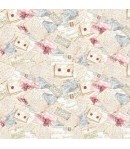 SERVIETTE PAPIER DE RIZ LETTRES 50X50CM DFT083