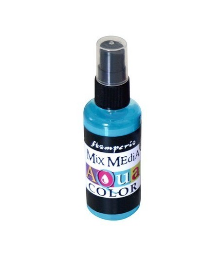 *AQUACOLOR 60ML SPRAY BLEU CIEL - KAQ016