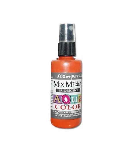 *AQUACOLOR 60ML SPRAY ORANGE IRIDESCENT - KAQ022