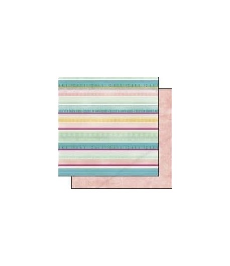 PAPIER JOLLY 30.5 X30.5 - BO BUNNY CANDY CANE LANE