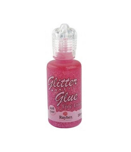 GLITTER GLUE ROSE PASTEL 20G