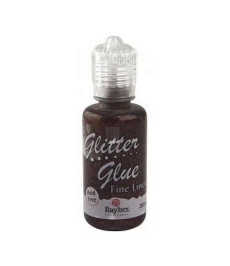 GLITTER GLUE MARRON 20 ML