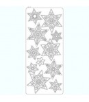 STICKERS ETOILES ARGENT