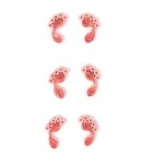 STICKERS QUILLING PIEDS ROSES