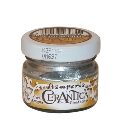 CERANTICA CIRE ANTIQUE ARGENT 20ML STAMPERIA K3P15S