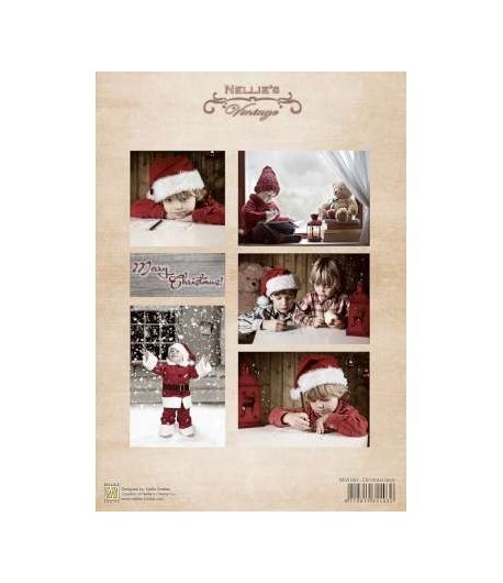 FEUILLE VINTAGE NOEL NEVI063