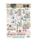 FEUILLE 3D HOME DECO VASE ET VALISE